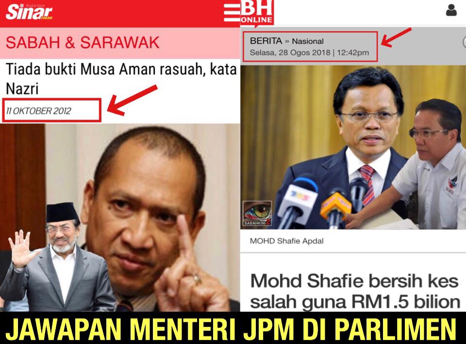 Apa salah sebut nama Nazri? Dia Menteri JPM sama seperti VK Liew bersihkan nama Shafie