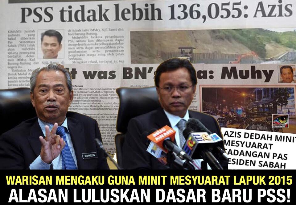 Kerajaan Warisan mengaku guna Minit Mesyuarat lapuk 2015 sebagai alasan luluskan dasar baru PSS!