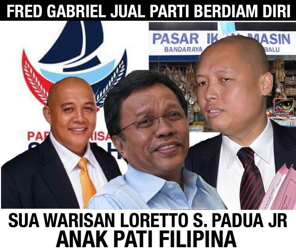 SUA Warisan anak Filipina Shafie Presiden tidak SAH Fred Gabriel kecut terdedah!